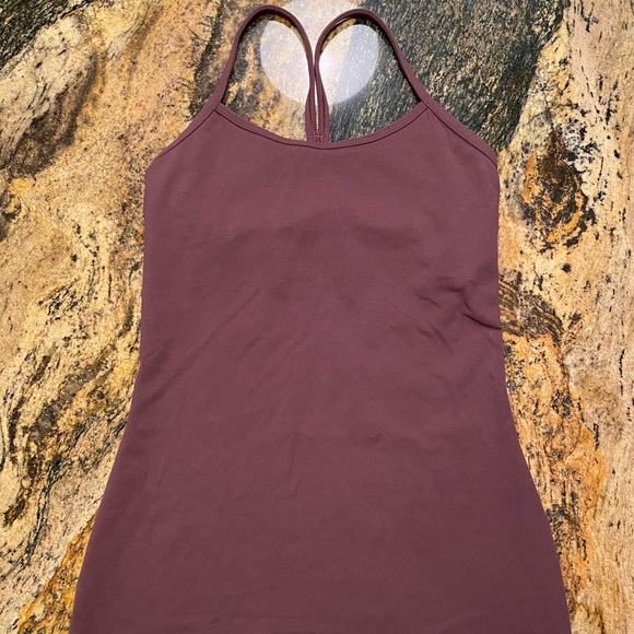 Lululemon Power Y Tank in Plum Size 4 - Picture 3 of 5